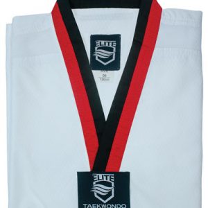 Dobok Cuello Rojo/Negro